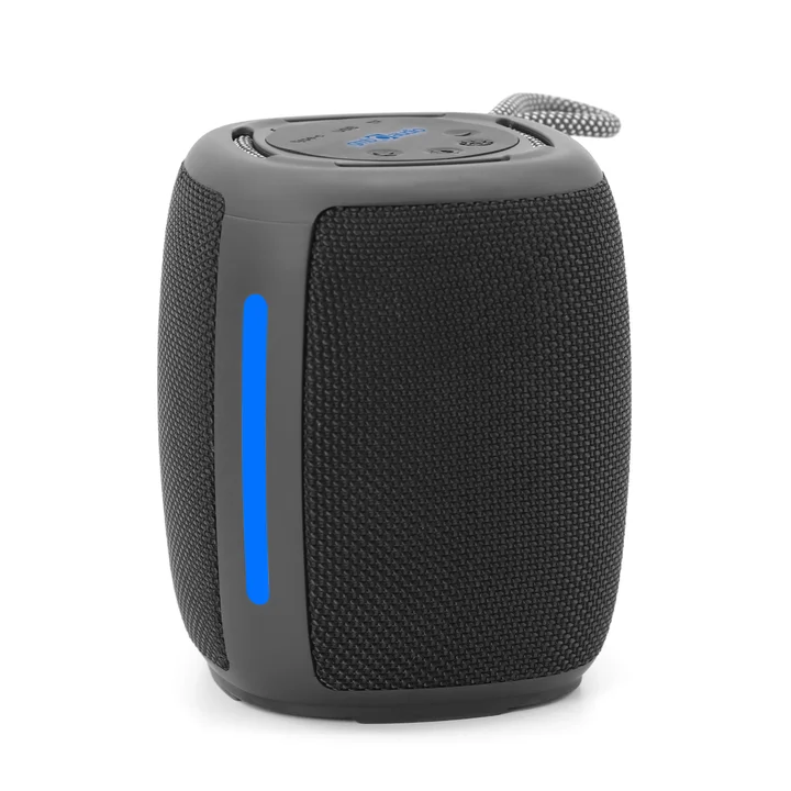 Bluetooth LED speaker black (4 h, Batteriebetrieb), Bluetooth Lautsprecher, Schwarz