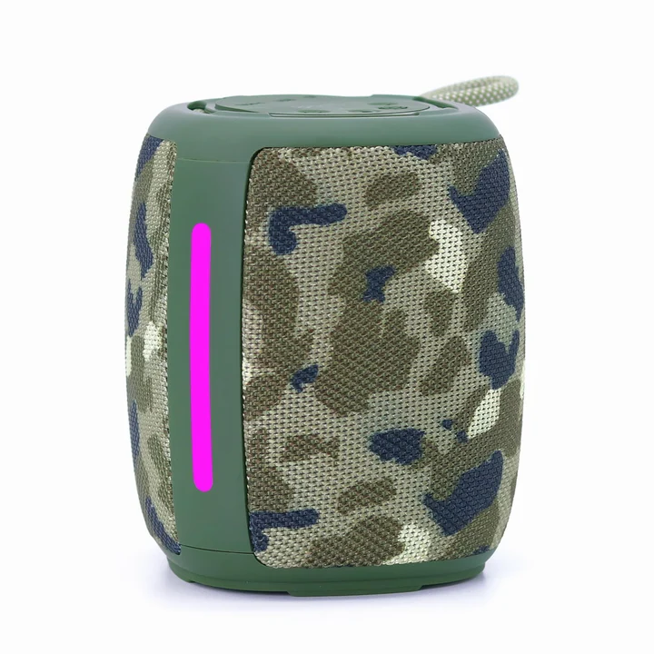 Bluetooth LED speaker Camo (4 h, Batteriebetrieb), Bluetooth Lautsprecher, Mehrfarbig