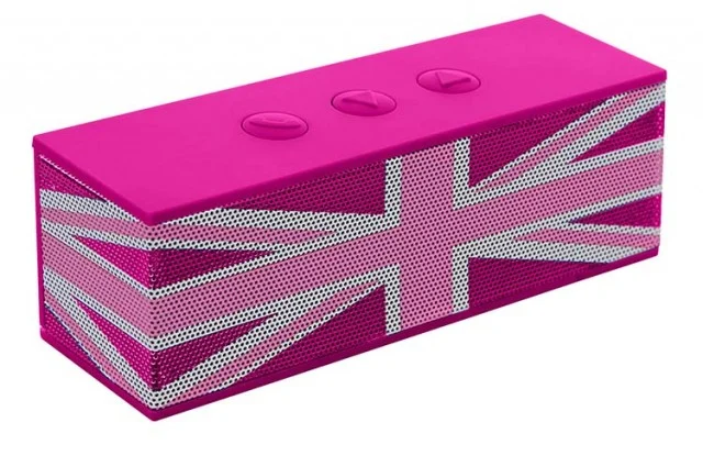 BT01 Mono Portable Speaker Rosa, Weiss 3 W (5 h, Stromversorgung über USB, Batteriebetrieb), Bluetooth Lautsprecher, Rosa, Weiss