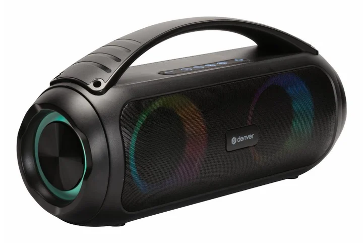 BTG-616 Boombox-h??jttaler Sort (4 h, Stromversorgung über USB), Bluetooth Lautsprecher, Schwarz