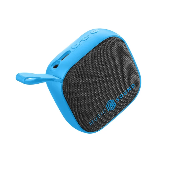 Btspkmsmini3b (4 h, Netzbetrieb), Bluetooth Lautsprecher, Blau - Btspkmsmini3b (4 h, Netzbetrieb), Bluetooth Lautsprecher, Blau