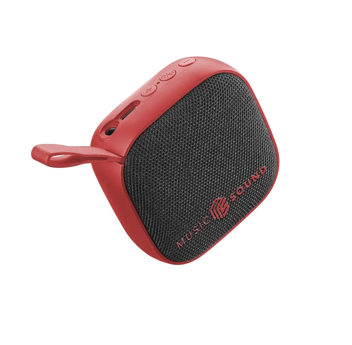 Btspkmsmini3r (4 h), Bluetooth Lautsprecher, Rot - Btspkmsmini3r (4 h), Bluetooth Lautsprecher, Rot