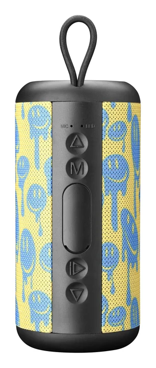 BTSPKMSVERTICAL244 (4 h, Akkubetrieb), Bluetooth Lautsprecher, Gelb, Schwarz, Blau