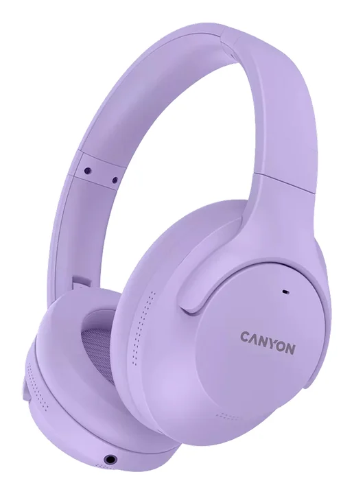 Canyon Wireless Kopfhrer, OnRiff 10, Bluetooth, Mikrofon, aktive Geruschunterdrckung, lila