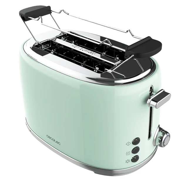 Cecotec - 03230 Toast & Taste Retro 1000 Toaster grün
