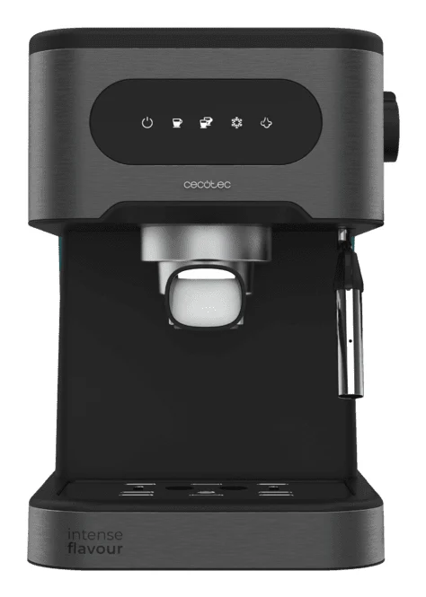 Cecotec - Espressomaschine Power Espresso 20 Coldbrew. Espresso und Cappuccino, Kaltkaffee, 20 Bar Druck, schwenkbarer Dampfauslauf Professionelle Qualität zu