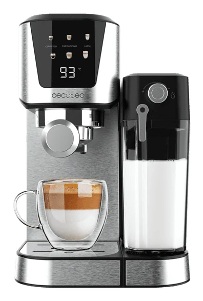Cecotec Espressomaschine Power Espresso 20 Cream 20 bar 1350 W schwarz