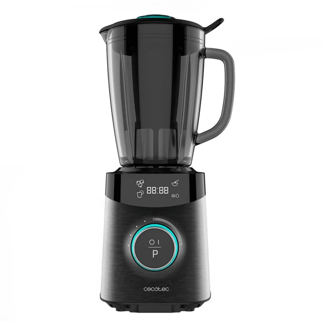 Cecotec - Standmixer Power Black Titanium 2500MAX Advance. 2500W maximale Leistung, 8-Klingen-Messer mit schwarzer Titanbeschichtung, 1,8L, 10 Geschwindigkeiten