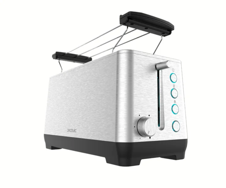 Cecotec Toaster BigToast Extra Double. 2 extra breite lange Steckplätze Food