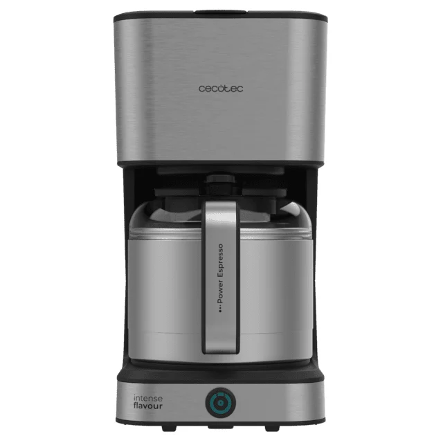 Cecotec - Tropfkaffeemaschine Coffee 66 Drop & Thermo, 950 W, 1,2 L, 10 Tassen, ExtremeAroma-Technologie, Tropf-Stopp-Funktion, Wasserstandsanzeige,
