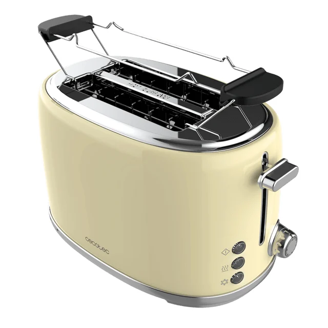 Cecotec Vertikale Toaster Toast&Taste 1000 Retro Double Beige