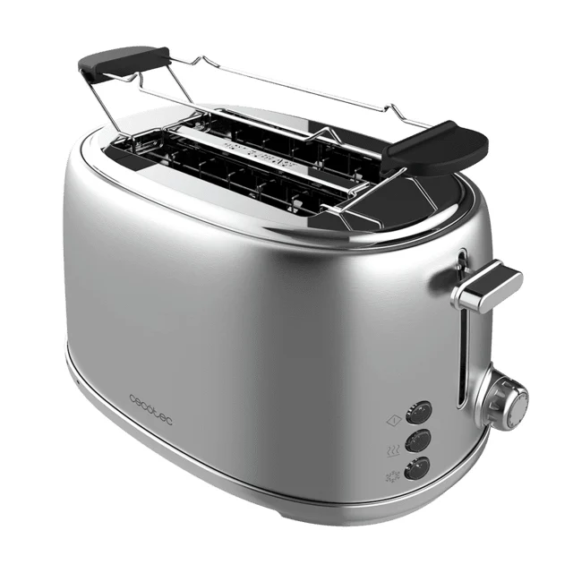 Cecotec Vertikale Toaster Toast&Taste 1000 Retro Double Inox