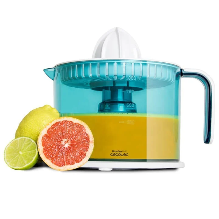 Cecotec ZitrusEasy Basic Manuelle Zitruspresse 1L 40W Transparent