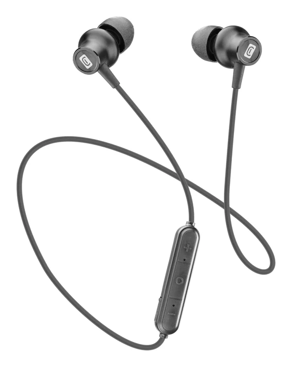 Cellularline GEM BTGEMK Schwarzer Bluetooth In-Ear Kopfhörer für Sport mit Mikrofon