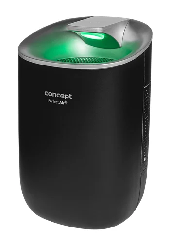 Concept - Perfect Air OV1110 Luftentfeuchter Elektrischer Entfeuchter 600 ml Raumentfeuchter für Räume bis 15 m2 300 ml/Tag (Schwarz)