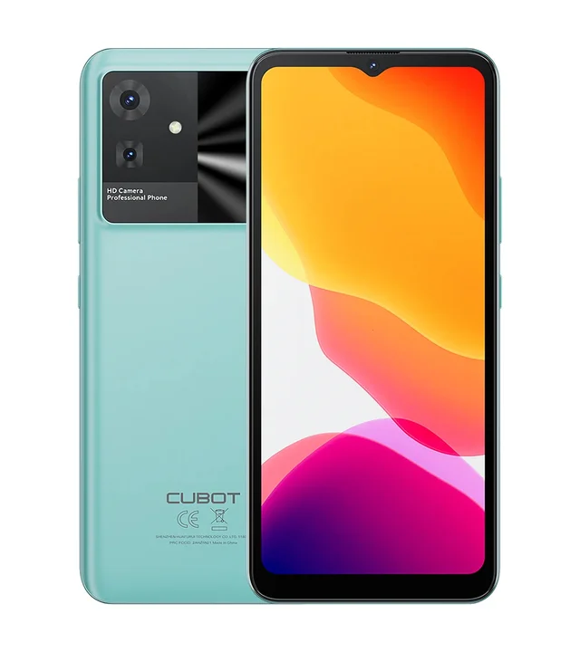 CUBOT Note 21 Handy Ohne Vertrag 12GB+128GB/1TB, Android 13 Smartphone, 6,56 Zoll 90 Hz, 50 MP Kamera, 5200 mAh Akku GPS/OTG/Face ID Grün