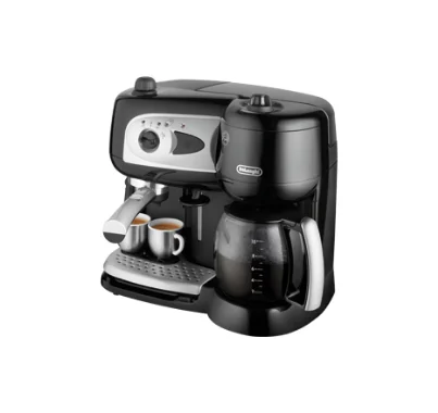De’Longhi - Macchina per caffè espresso combinata pompa - DELONGHI - BCO261B.1-15 bar - Cialde e caffè macinato - bianco e nero