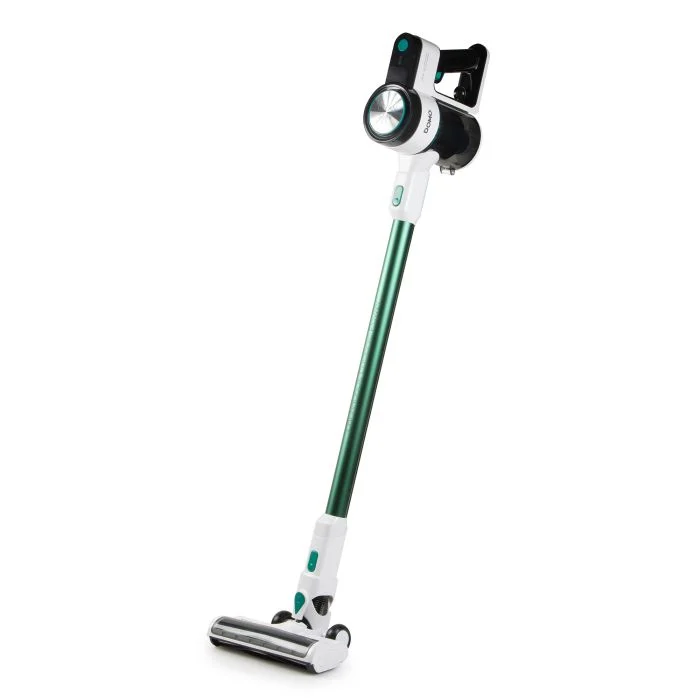 Domo - DO241SV Stielsaubsauger Kabellos 2-in-1 - Zyklon Technik - Akkustaubsauger mit Handstaubsauger - 2 Geschwindigkeiten - 0,55L - 21,6V - 40 min - Grün