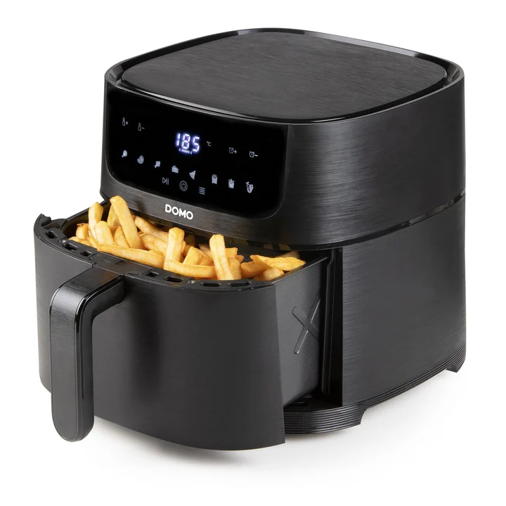 Domo - DO539FR - Heißluftfritteuse - Airfryer mit 8 automatische Programme - Erinnerungsfunktion - mit Timer - 6 L - 1500 W