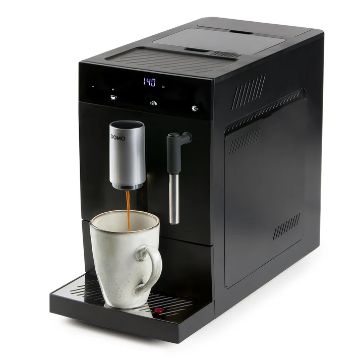 Domo - VOLLAUTOMATISCHE Espresso-Maschine Espressomaschine Fassungsvermögen Tassen=2