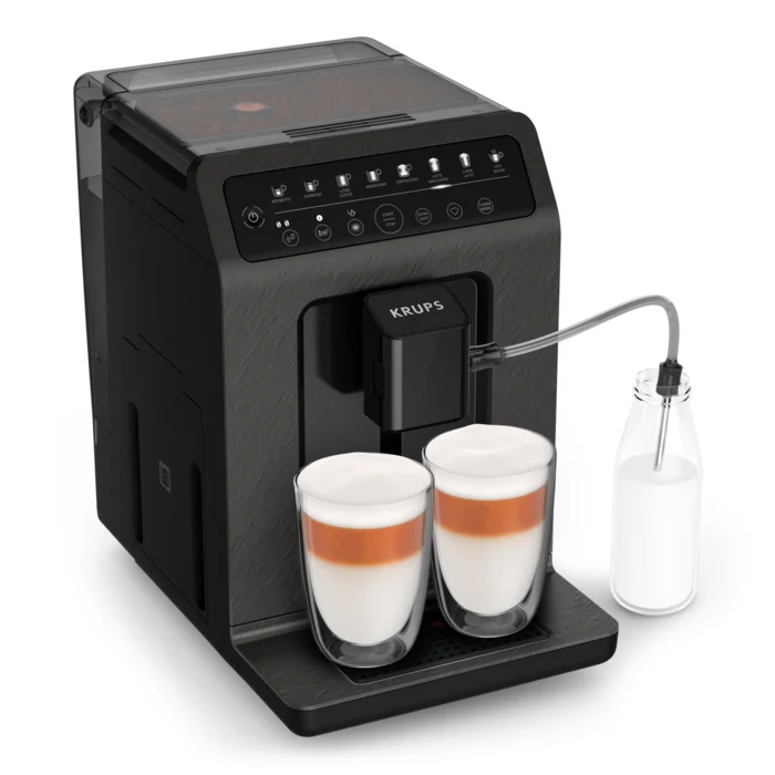 EA897HE0, Kaffeevollautomat, Grau, Schwarz - EA897HE0, Kaffeevollautomat, Grau, Schwarz