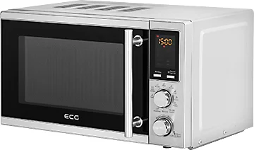 ECG MTD 2072 GSE | Mikrowellenherd | Grillfunktion | Volumen 20 Liter | Mikrowellenleistung 700 W | Rostfreie Ausführung | Digitale Steuerung |