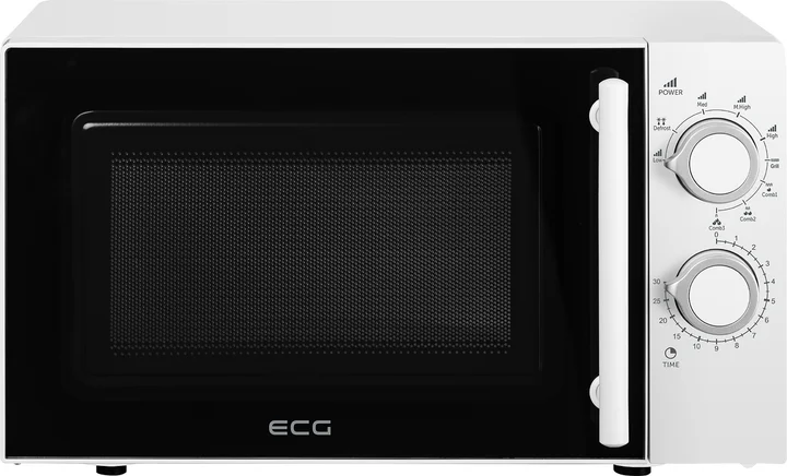 ECG MTM 2073 GWE | Mikrowelle | Einfache Kontrolle, schnell erhitzte Lebensmittel | Grillfunktion | 20 l | 5 Leistungsstufen | 700/900 W | weiß |