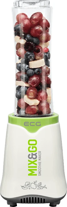 ECG - SM 3510 Mix&Go Smoothie mixer, 350, Kunststoff, Weiß-Grün