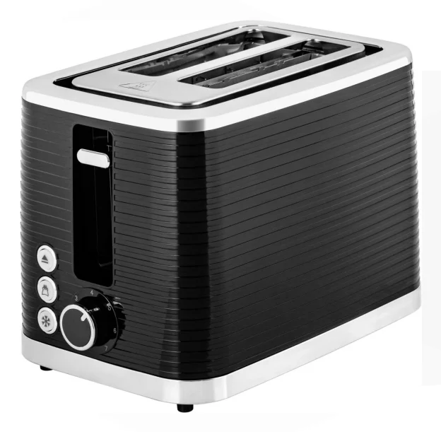 ECG ST 2750 Stripe | Toaster | Schwarz | 7 wählbare |