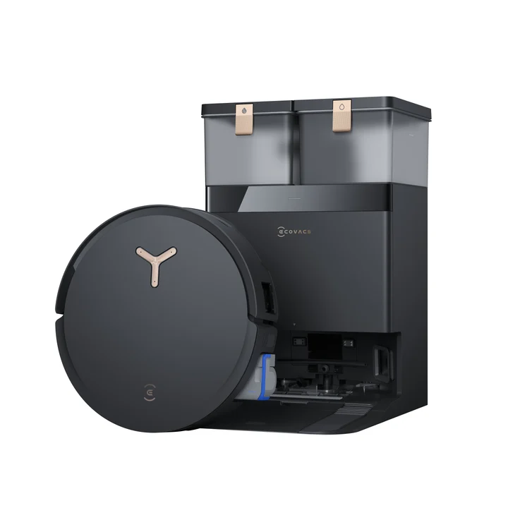 Ecovacs - DEEBOT X8 PRO Omni Saugroboter mit Wischfunktion, OZMO Roller mit kontinuierliches Wischen & Selbstreinigung, 18.000 Pa, 12-in-1 Station, 40–75 °C