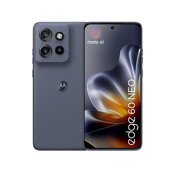 Edge 60 Neo (256 GB, Grey, PANTONE Grisaille, 6.36", Dual SIM, 5G), Smartphone, Grau