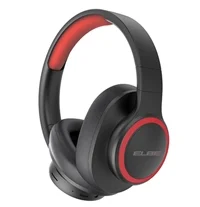 ELBE - ABT-B26-N Bluetooth-Kopfhörer 5.1, faltbar, mit Mikrofon und FM-Radio, 10 Stunden Spielzeit, Schwarz/Rot