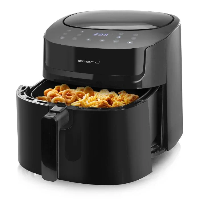 Emerio - riesige digitale Heißluftfritteuse, TOP AirFryer, Frittieren ohne zusätzliches Öl, 7.2 Liter Volumen, 8 Automatik Programme, Cool Touch, BPA frei,