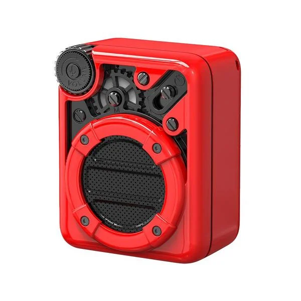 Espresso ultra portable radio speaker - Red (5 h, Akkubetrieb), Bluetooth Lautsprecher, Rot
