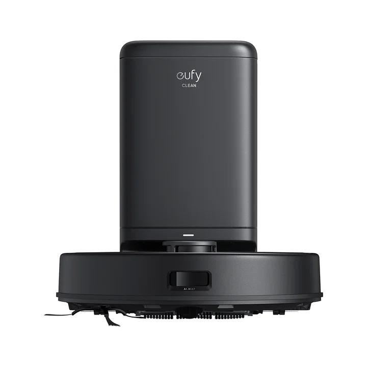 eufy by Anker - X8 Pro Saugroboter mit Absaugstation & Wischfunktion, Twin-Turbine 2× 4.000Pa Saugkraft, Entwirrungs-Bürste, iPath Laser-Navigation, ideal für