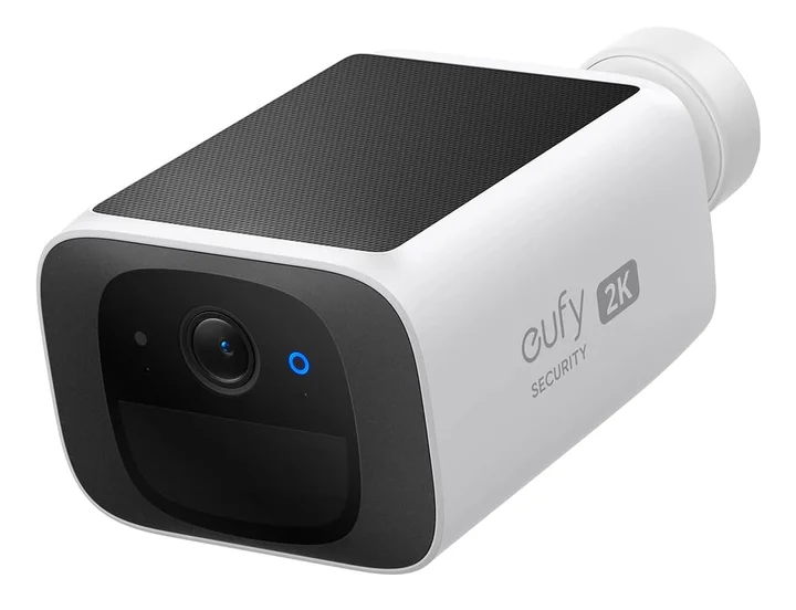 eufy Security - SoloCam S220, Kamera Überwachung Aussen, 2K Auflösung, Überwachungskamera Aussen Akku, Solar, 2,4GHz WLAN, Ohne ABO, Ohne Monatliche Kosten,