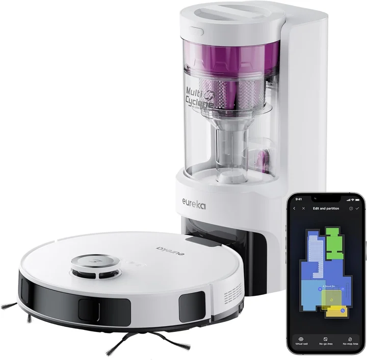 Eureka - E10s Saug-/Wischroboter inkl. Absaugstation weiß (EA100003)