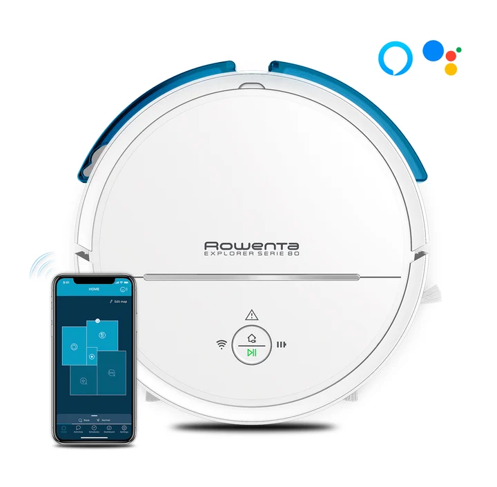 Explorer 80 Allergy Connect, Staubsauger Roboter, Weiss - Explorer 80 Allergy Connect, Staubsauger Roboter, Weiss