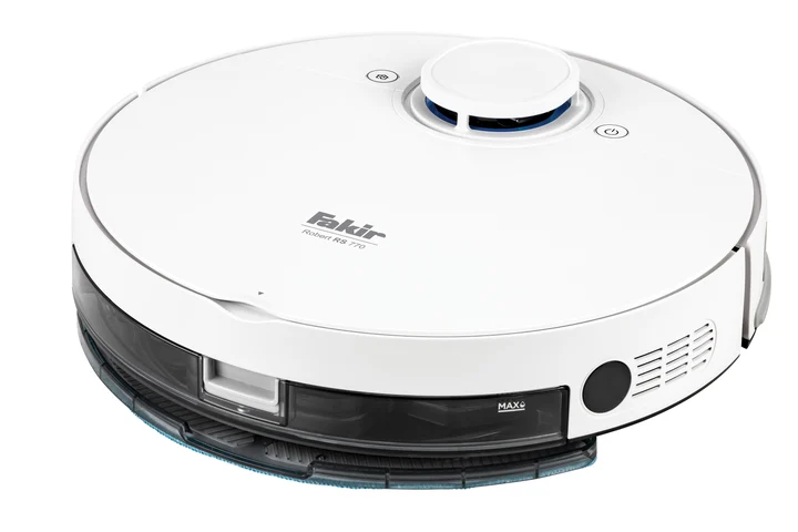 Fakir RS 770 weiß, Saug-/Wischroboter, 5200 mAh, Steuerung per Wifi-App