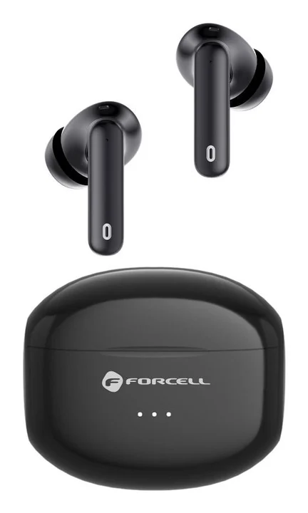 FORCELL F-AUDIO drahtloser / bluetoothfähiger Stereo-Kopfhörer TWS CLEAR Sound schwarz