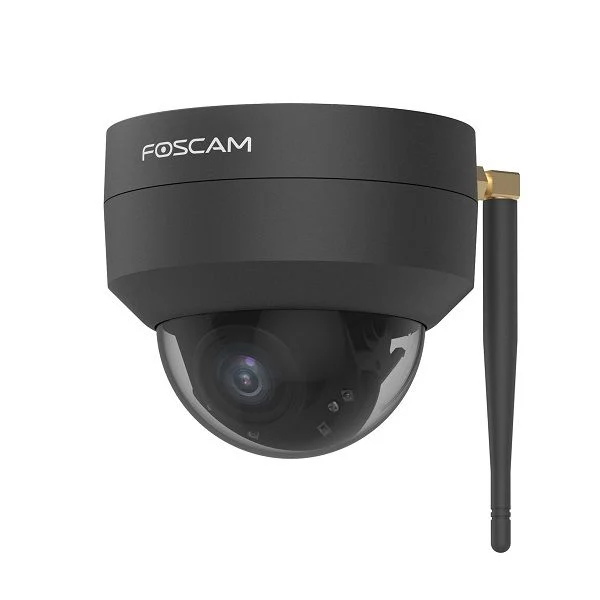 Foscam - D4Z WLAN Überwachungskamera Schwarz 4MP (2304x1536), Dual-Band WLAN, PTZ, Smarte Erkennung