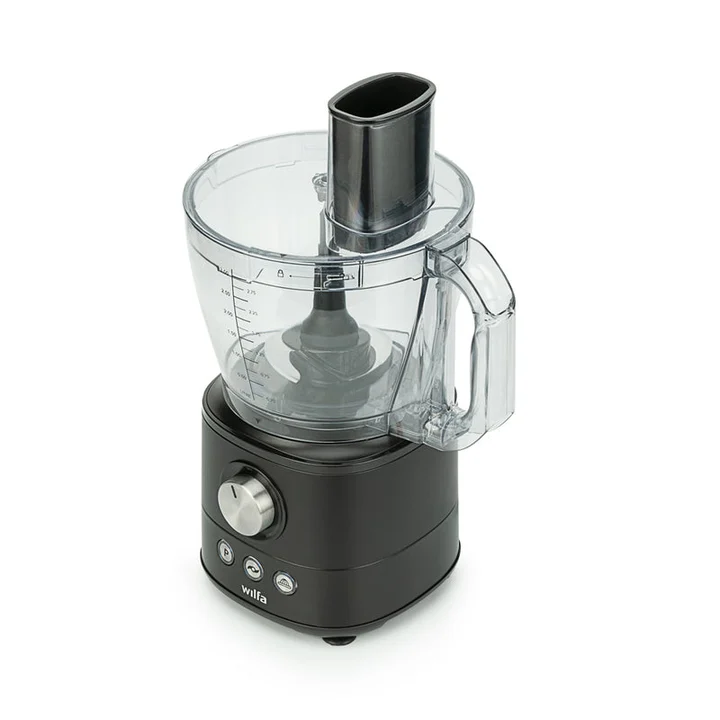 FP1B-1000 Essential Foodprocessor (sort), Zerkleinerer, Schwarz, Transparent