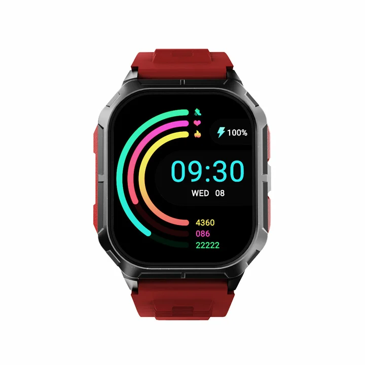 FutureFit Ultra3 Smartwatch Red (41 mm), Smartwatch - FutureFit Ultra3 Smartwatch Red (41 mm), Smartwatch