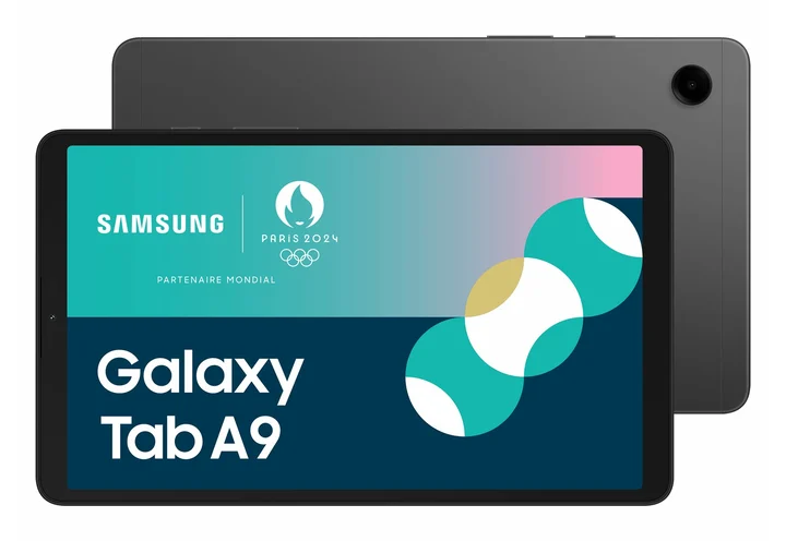Galaxy Tab A9 (nur WLAN, 8.70", 128 GB, Graphite), Tablet, Grau - Galaxy Tab A9 (nur WLAN, 8.70", 128 GB, Graphite), Tablet, Grau