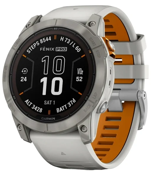 Garmin Fenix 7 X PRO GPS Multisportuhr, Sapphire Solar Edition, grey