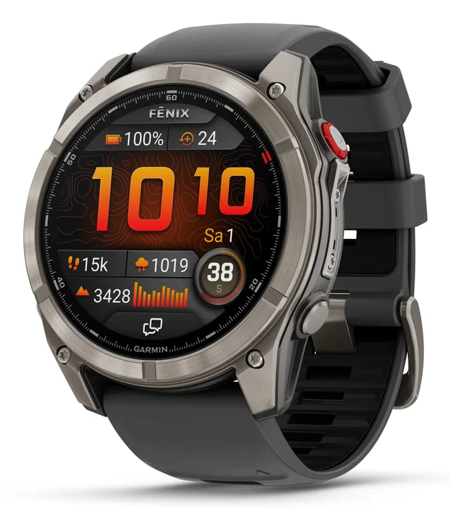 Garmin - Fenix 8 Pro 51mm AMOLED - Multisport-Smartwatch, 1,4" Touchdisplay, bis zu 27 Tage Akkulaufzeit, Karten, 80+ SportApps, EKG, Taschenlampe, LTE