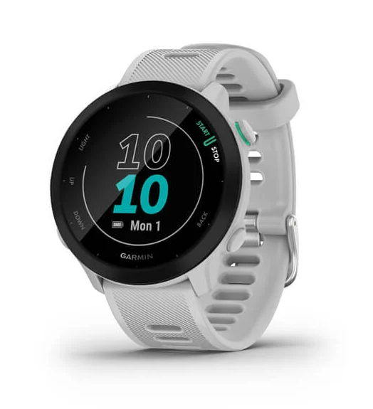 Garmin - Forerunner 55 – GPS-Laufuhr mit 1,04“ Always-On-Farbdisplay, täglichen Trainingsempfehlungen, Laufzeitprognose, 15+ Sport-Apps, bis zu 14 Tagen