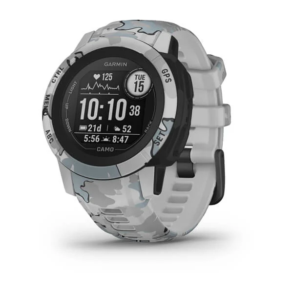 Garmin - Instinct 2 Solar – GPS-Smartwatch mit unendlicher Akkulaufzeit im Smartwatch-Modus, über 40 Sport-Apps, Pay, Trainingszustand, Fitnessalter,