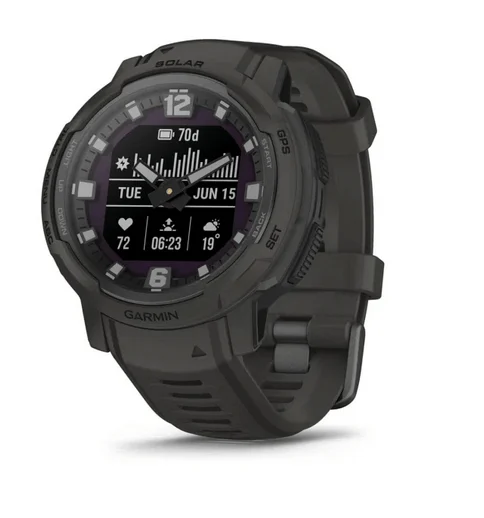 Garmin - Instinct Crossover Solar Graphite