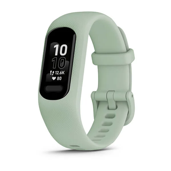 Garmin - vívosmart 5 – Fitness-Tracker mit extragroßem OLED-Touchdisplay, Gesundheitsfunktion wie Schlafqualität und Herzfrequenzmessung. Bis zu 7 Tage